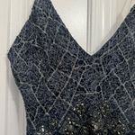 Badgley Mischka Navy Blue Ballerina Gown Size 0 US $1,100 Photo 2