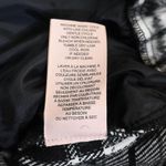 Philosophy  Womens M Black White Plaid Zip Front Jacket Photo 8