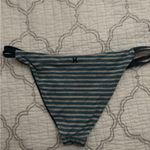 Hurley Striped Blue  Reversible Bikini Bottom Photo 1
