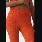 Anthropologie By  Red Popcorn Knit Capri Pants S Photo 3