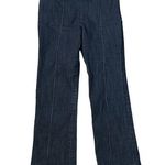 Elizabeth and James Roberta dark wash cropped raw hem flare jeans size 6 Photo 0