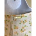 Billabong  Women floral Wrap Dress NWT Mini Floral Yellow Dress Boho Cowgirlcore Photo 3