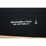 Abercrombie & Fitch Women's  Soft AF Black Nylon Long Sleeve V-Neck Bodysuit Sz S Photo 2