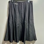 Larry Levine  Denim A-Line Skirt (619) Photo 3