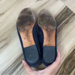 Salvatore Ferragamo Vintage  Navy Blue Suede Almond Toe Slip on Shoes Photo 6