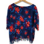 Plenty By Tracy Reese - Floral Fringe Tee - L Photo 1