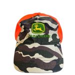 John Deere  camo and hunter orange unisex size small hat Photo 3
