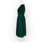 Jessakae Fit & Flare Dress Women's Small Green Short Sleeve Knee Length Photo 2