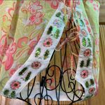 Divided H&M Hand Embroidered Beaded Floral Beach Swim Coverup Size 8 NWOT Photo 4