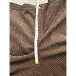 Apt. 9  Brown Pinstripe Stretch Pants Women’s Size 12 Minimalist Streetwear Y2K Photo 7