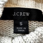 J.Crew Turtleneck Pullover Sweater Knit Oversized Ribbed Trim Cozy White Small Photo 1