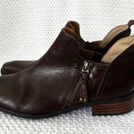 Lucca Lane Oxford Brown Leather Sayge Low Ankle Cut Round Toe Boots Booties 9.5 Photo 4