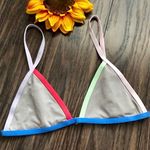 Tavik swim TAVIK JETT ColorBlocked Sand Bikini Top MEDIUM  Photo 4
