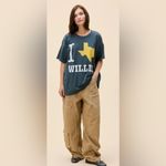 Daydreamer NWT  I heart Willie (Nelson) Texas oversized Medium gray T-Shirt Photo 1