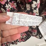 ZARA Basic Fully Lined All Over Floral Shirred A-Line Dress Size Medium Photo 9