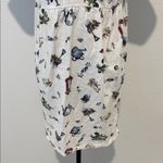Charming Floral Print Mini Dress White Photo 7