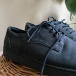 Clarks Lilia Lola nubuck ortholite insole black leather lace up sneakers Photo 2