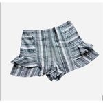 Anthropologie Womens  Gianni Bini Striped Emb High Waisted Shorts - Sz S Photo 6