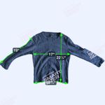 Evelyn Grace 100% Cashmere Crewneck Sweater Medium Gray Photo 3