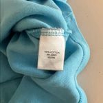 Christopher & Banks Satin Trim Crewneck 3/4 Sleeve TShirt Blue Size Large Photo 6