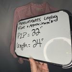 Westbound  woman's button down pink & white striped blouse blouse size medium Photo 1