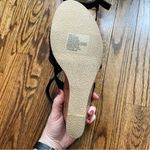 Mudd Festival Cork Wedge Sandal Crochet Mesh Black
women’s size 9 New Photo 6