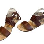 Koolaburra Alexa Leather Tassle Boho Braided Gladiator Sandal Size 7 Photo 8