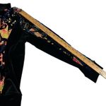 Weissman Black Velvet Sequin Bomber Jacket Rainbow Sparkle Dance Costume Top Photo 8