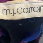 Vintage 70s 80s Sequin Chiffon Hem Midi Dress Cocktail Cobalt Blue Womens Small Photo 9