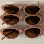 Urban Outfitters Light Pink Slim Cat-Eye Sunglasses Bundle of 3 NWT Photo 0