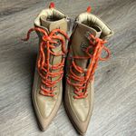 Steve Madden Karey Leather Lace-Up Ankle Boots Size 10 Photo 2