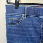 Spanx Women's Flare Jeans Midnight Shade Blue Denim Pull On Shaping Size 1X Tall Photo 2