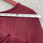 Ever Pretty Ever-Pretty Solid Burgundy Cut out Chest Long Sleeve Dress Size 6 Photo 6