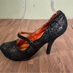 Irregular Choice Courtesan Metallic Paisley Black Mary Jane‎ Heel Size 9 40 Photo 3