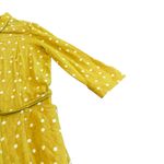 Boden Bright Yellow Polka Dot Dress Button Photo 5