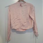 RIXO London Pink Mother of Pearl Buttons Blouse Jacket Sz S Photo 6
