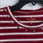 Kate Spade  Red Striped Tassel Long Sleeve Photo 1