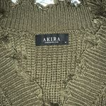 Akira Olive Green Sweater Photo 2