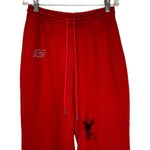 I am gia I.AM.GIA Red High Rise Jogger Sweatpants Womens Size XS Photo 2
