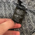 Anthropologie  Postmark Black White Abstract Peplum Blouse EUC Size S Photo 3