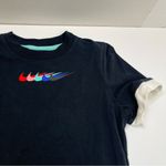 Nike Fitted Womens Black Dress Swoosh SZ Medium Tight Fit Athleisure Streetwear Photo 6