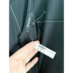 Madewell  | NWT | Puff-Sleeve Drop-Waist Midi Dress | True Black | Sz 2 Photo 7