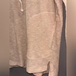 Anthropologie size small hooded sweater activewear cream cozy warm Photo 3