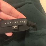 Sanctuary Green Polka Dot Choker Neck Long Sleeve Shift Dress Size Large Photo 4