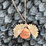 Amazon You Are My Sunshine Flower Necklace Photo 2