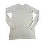Lululemon  Swiftly Womens Size 8‎ White Top Tech Long Sleeve Activewear #GG6-5 Photo 6