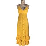 Free People Free Peo­ple Check Me Out Maxi Slip Sz XS Dress Photo 3