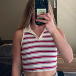 Altar'd State Striped Crop Top Photo 1