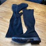 Forever 21 Black Over the Knee Boots with Chunky Sole Photo 5