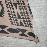 Urban Mangoz Duster Cardigan Womens Small Tan Gray Aztec Southwest Boho Sweater Photo 6